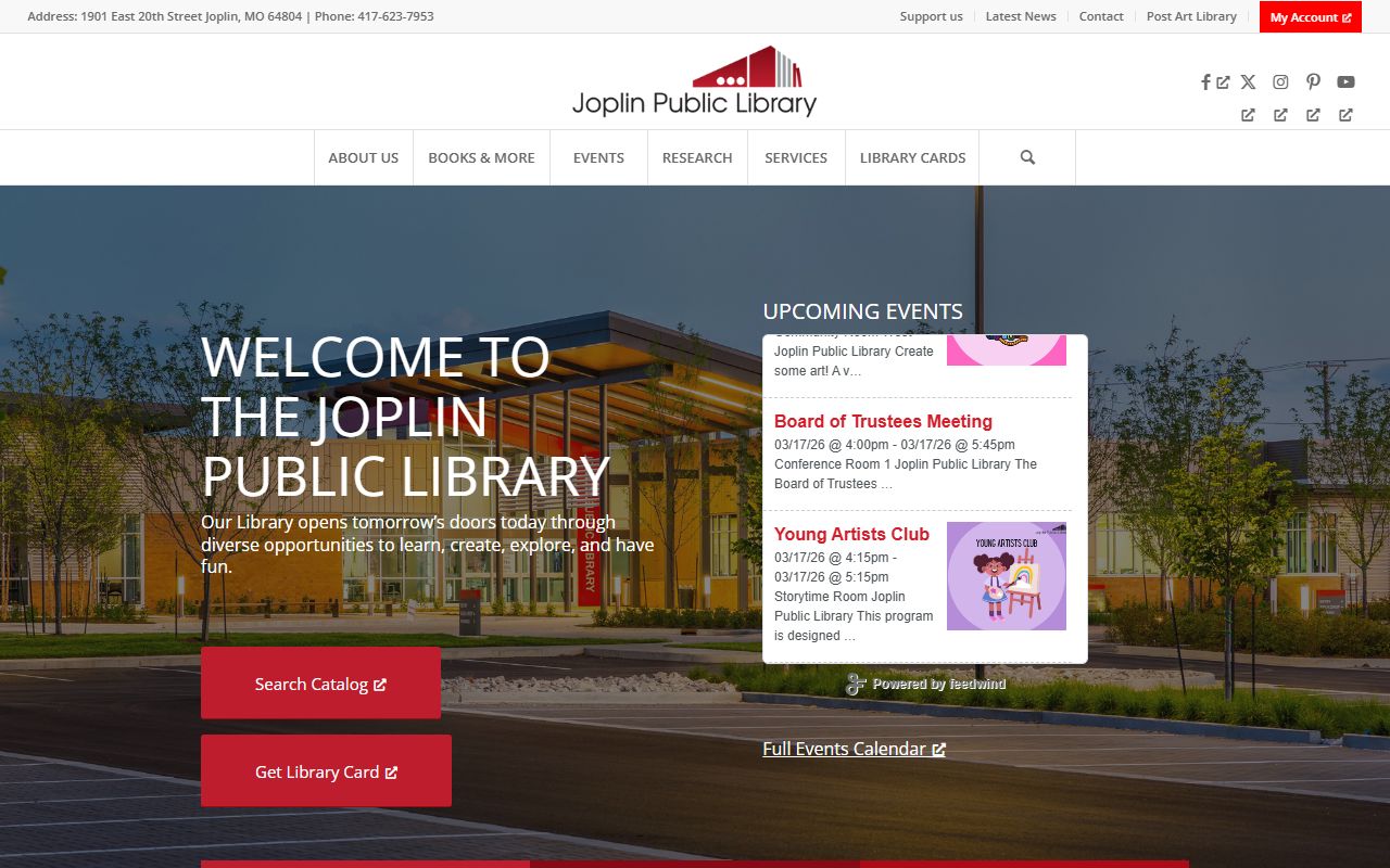 Joplin Public Library obituary records