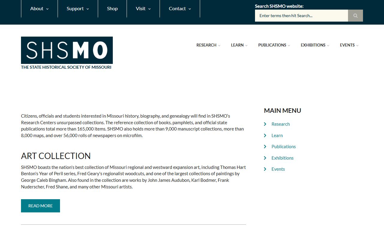 State Historical Society of Missouri obituary collections